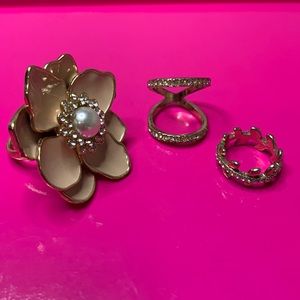 3 Assorted Gold Rings